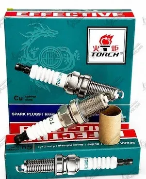تصویر  شمع پایه کوتاه تک پلاتین تورچ K6RTC بسته ۴ عددی